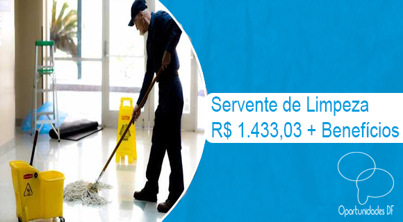 Servente De Limpeza 31 08 2022 Oportunidades Df 9026